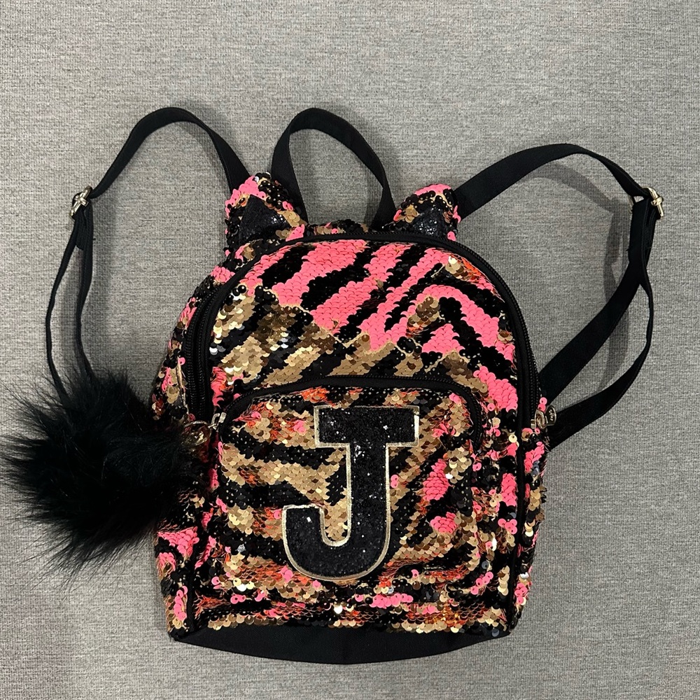 Justice Mini Back-Pack Letter J